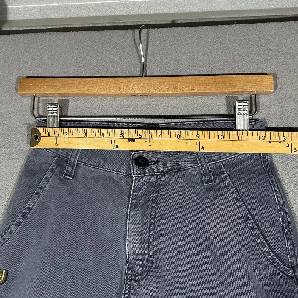 VTG 90s Y2K JNCO Girlie Stuff Cotton Navy Blue Army Pants Sz 3 1267 Uniform